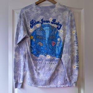 Simply Southern Blue Jean Tie-Dye Tee